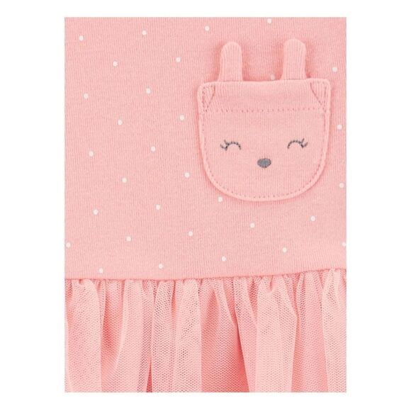 Nwt Easter Summer Baby Girl Raffle Tulle Dress set, 3pc, 100% cotton - Picture 3 of 7